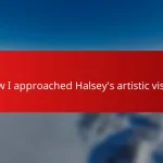 How I approached Halsey’s artistic vision