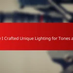 How I Crafted Unique Lighting for Tones and I