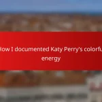 How I documented Katy Perry’s colorful energy
