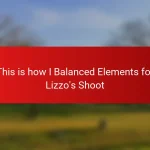 This is how I Balanced Elements for Lizzo’s Shoot