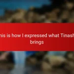 This is how I expressed what Tinashe brings