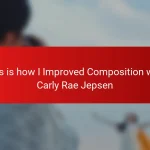 This is how I Improved Composition with Carly Rae Jepsen